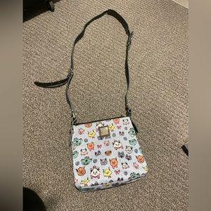 2016 Disney Dooney & Bourke Blue Cats Letter Carrier Crossbody